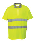 Polo confort coton de travail Jaune Portwest
