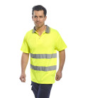 Polo confort coton de travail Jaune Portwest