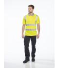 Polo hi-vis manches courtes de travail Jaune Portwest