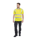 Polo hi-vis manches courtes de travail Jaune Portwest