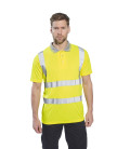 Polo hi-vis manches courtes de travail Jaune Portwest