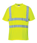 T-shirt hi-vis de travail Jaune Portwest