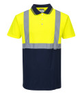 Polo bicolore de travail Jaune/Bleu Portwest