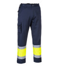 Pantalon combat hi-vis bicolore de travail Jaune/Bleu Portwest