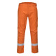 Pantalon ultra bizflame de travail Orange Portwest