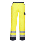 Pantalon hi-vis bizflame pro de travail Jaune Portwest