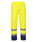 Pantalon de pluie hi-vis bicolore de travail Jaune/Bleu Portwest