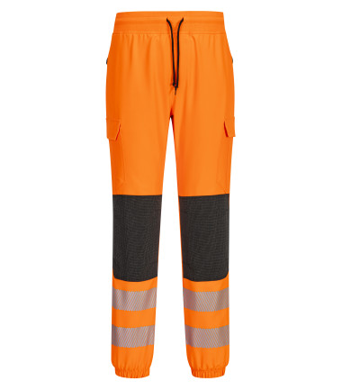 Jogging kx3 haute visibilit&eacute; flexi classe 2 de travail Orange/Noir Portwest