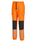 Jogging kx3 haute visibilité flexi classe 2 de travail Orange/Noir Portwest