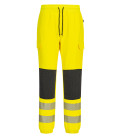 Jogging kx3 haute visibilité flexi classe 2 de travail Jaune/Noir Portwest