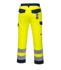 Pantalon modaflame haute-visibilité de travail Jaune/Bleu Portwest