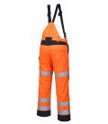 Pantalon de pluie multi normes arc électrique de travail Orange/Bleu Portwest
