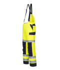 Pantalon de pluie multi normes arc électrique de travail Jaune/Bleu Portwest
