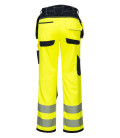 Pantalon pw3 stretch holster haute-visibilité de travail Jaune/Noir Portwest