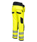 Pantalon pw3 stretch holster haute-visibilité de travail Jaune/Noir Portwest