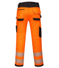 Pantalon pw3 hi-vis work de travail Orange/Noir Portwest