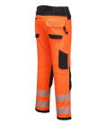 Pantalon pw3 hi-vis work de travail Orange/Noir Portwest