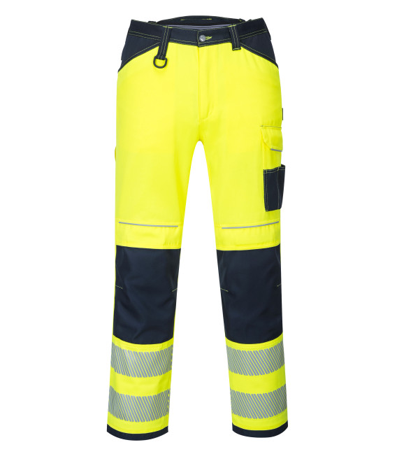 Pantalon pw3 hi-vis work de travail Jaune/Bleu Portwest