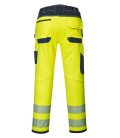 Pantalon pw3 hi-vis work de travail Jaune/Bleu Portwest