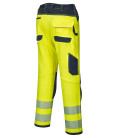 Pantalon pw3 hi-vis work de travail Jaune/Bleu Portwest