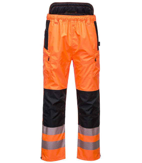 Pantalon extrême haute visibilité pw3 de travail Orange/Noir Portwest