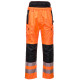 Pantalon extrême haute visibilité pw3 de travail Orange/Noir Portwest