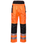 Pantalon extrême haute visibilité pw3 de travail Orange/Noir Portwest