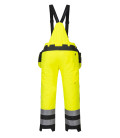Pantalon d&39;hiver pw3 haute visibilité de travail Jaune/Noir Portwest