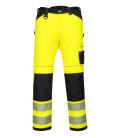 Pantalon de travail pw3 stretch holster de travail Jaune/Noir Portwest