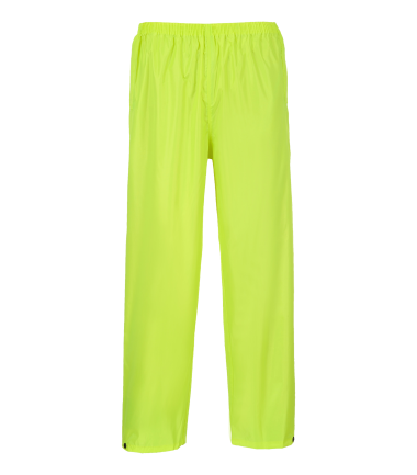 Pantalon de pluie classic de travail Jaune Portwest