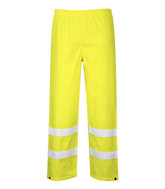 Pantalon hi-vis traffic de travail Jaune Portwest