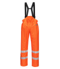 Pantalon bizflame rain non doublé hi-vis antistatique fr de travail Orange Portwest