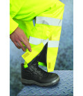 Pantalon bizflame rain non doublé hi-vis antistatique fr de travail Jaune Portwest