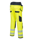Pantalon hv pw3 poches flottantes de travail Jaune/Bleu Portwest