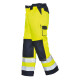 Pantalon hv lyon de travail Jaune/Bleu Portwest