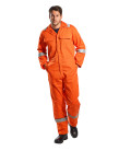 Combinaison bizweld fr iona de travail Orange Portwest