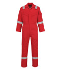 Combinaison antistatique super légère 210g de travail Rouge Portwest