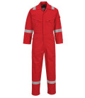 Combinaison fr legère antistatique 280g de travail Rouge Portwest