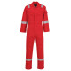 Combinaison flamme résistant et antistatique 350g de travail Rouge Portwest