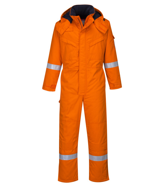 Combinaison hiver fr antistatique de travail Orange Portwest