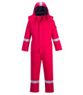 Combinaison hiver fr antistatique de travail Rouge Portwest