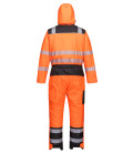 Combinaison d&39;hiver pw3 haute visibilité de travail Orange/Noir Portwest