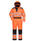 Combinaison d&39;hiver pw3 haute visibilité de travail Orange/Noir Portwest