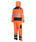 Combinaison d&39;hiver pw3 haute visibilité de travail Orange/Noir Portwest