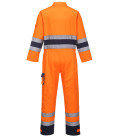 Combinaison hv nantes de travail Orange/Bleu Portwest