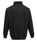Sweatshirt col zippé sorrento de travail Noir Portwest