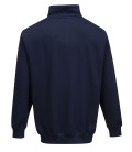 Sweatshirt col zippé sorrento de travail Bleu Portwest
