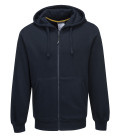 Sweatshirt zippé à capuche nickel de travail Bleu Portwest