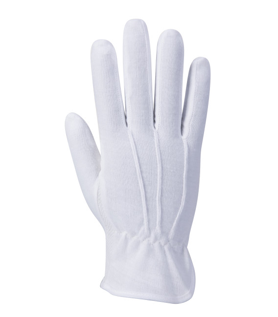 Gant microdot de travail Blanc Portwest
