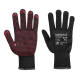 Gant polka picots pvc de travail Noir Portwest